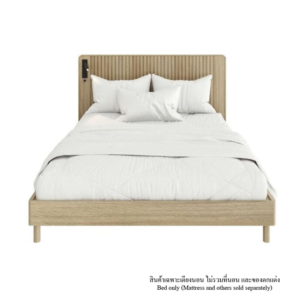 เตียง 5 ฟุต SB FURNITURE VALLEY 19237962 สีโอ๊ค