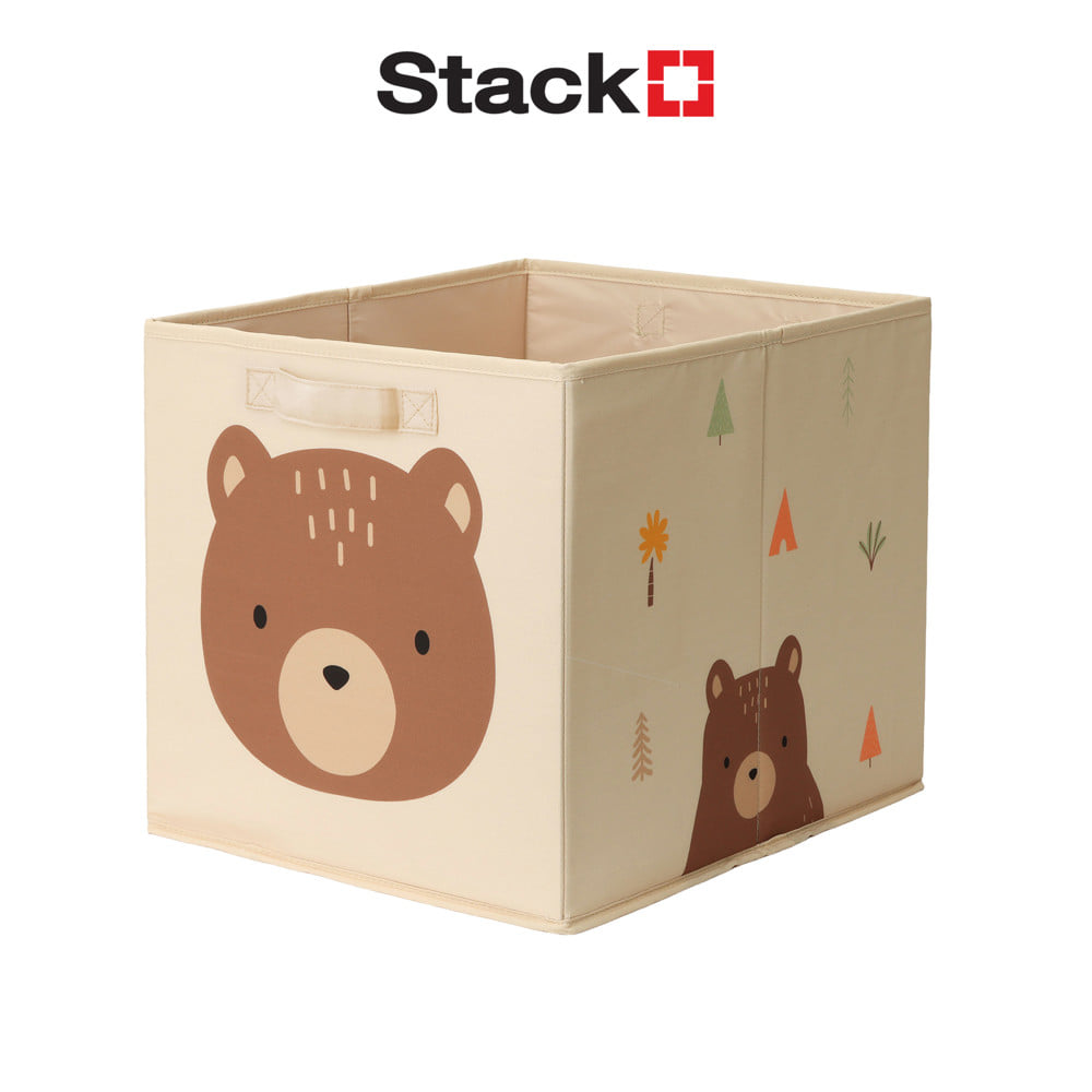 กล่องผ้าพับ STACKO LITTLE-B 33x38x33 ซม. สีน้ำตาล