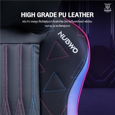 เก้าอี้เกมมิ่ง NUBWO NBCHX120 สีดำ/เหลือง_13