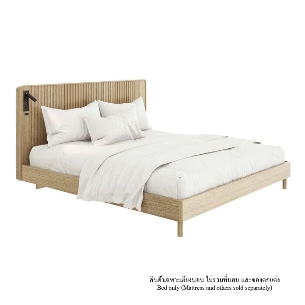 เตียง 6 ฟุต SB FURNITURE VALLEY 19237933 สีโอ๊ค