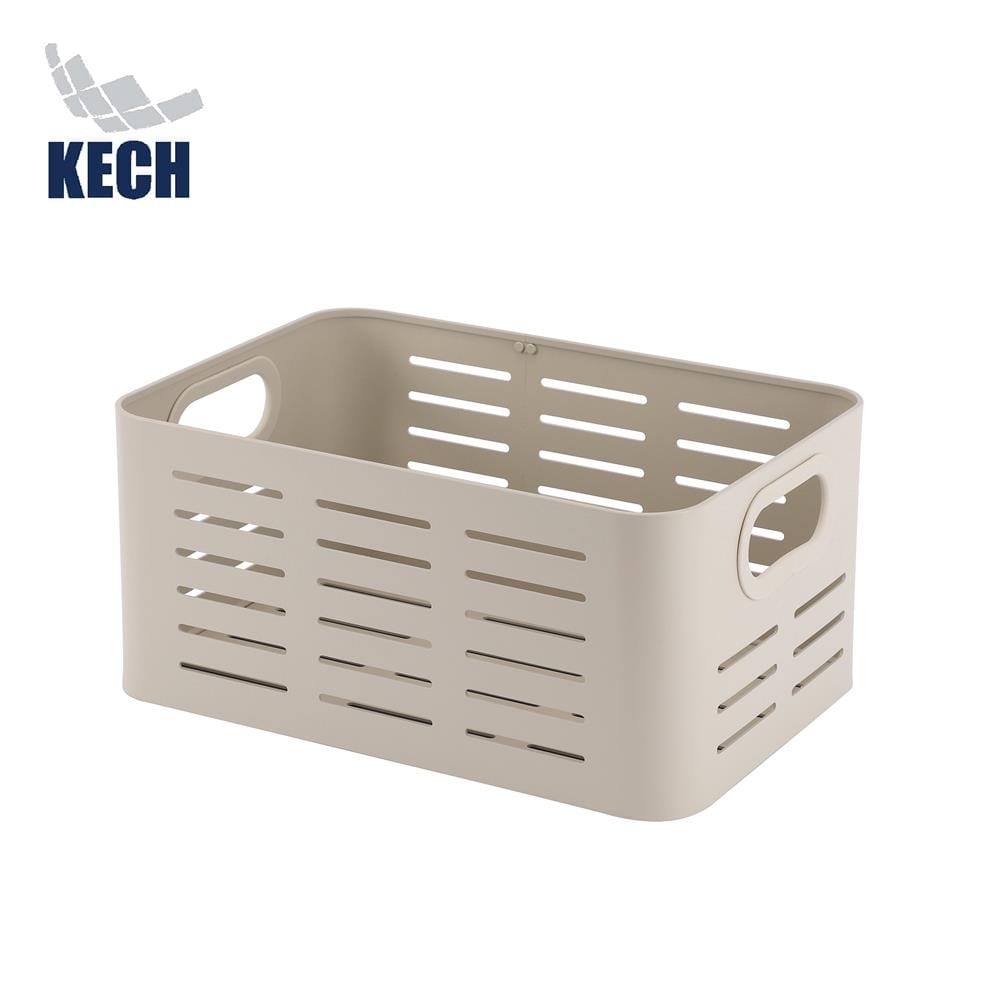 ตะกร้าอะลูมิเนียมสี่เหลี่ยมผืนผ้า KECH LEGACY SIZE M สีเบจ_1