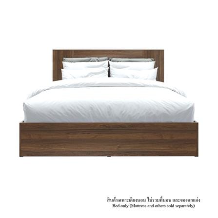 เตียง 6 ฟุต KONCEPT KUMAMOTO 19237089 สีวอลนัท_1