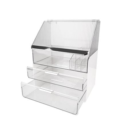 กล่องลิ้นชักจัดเก็บเครื่องสำอาง STACKO BREIS 30x20.5x37.5 สีใส_3