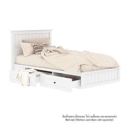 เตียง 3.5 ฟุต KONCEPT MONETA 19235305 สีขาว_1