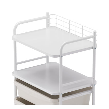 ชั้นวางของ 2 ชั้น 3 ลิ้นชัก STACKO LITTLE-P 45.2x31x78.4 ซม. สีขาว/ฟ้า_2