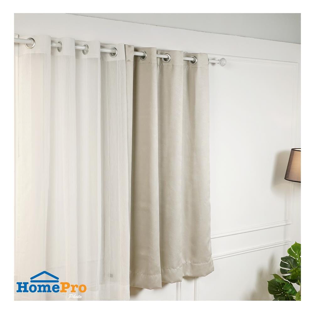 ผ้าม่าน EYELET HOME LIVING STYLE MARDY UV 150X160 ซม. สีครีม
