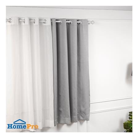 ผ้าม่าน EYELET HOME LIVING STYLE MARDY UV 150X160 ซม. สีเทา_3