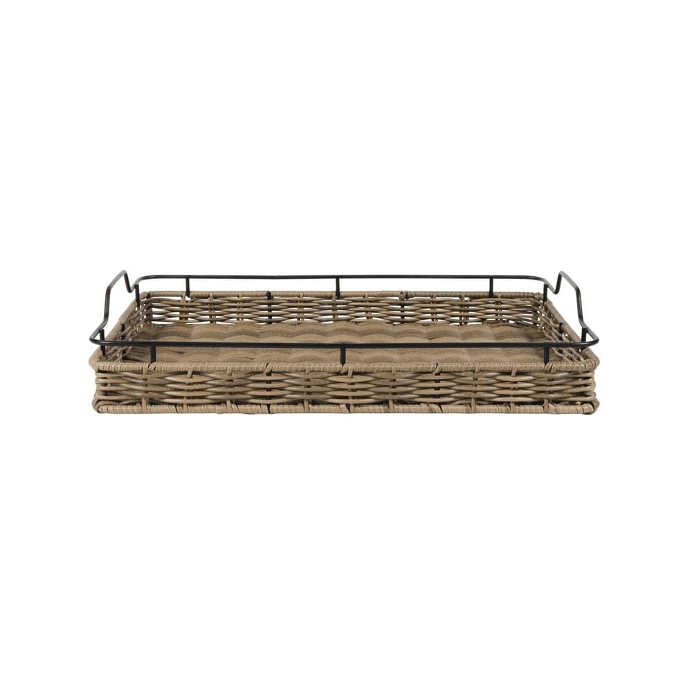 ถาดเสิร์ฟหวายเทียม KECH HAZEL 40x30.3x8 ซม.