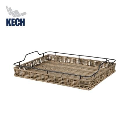 ถาดเสิร์ฟหวายเทียม KECH HAZEL 40x30.3x8 ซม.