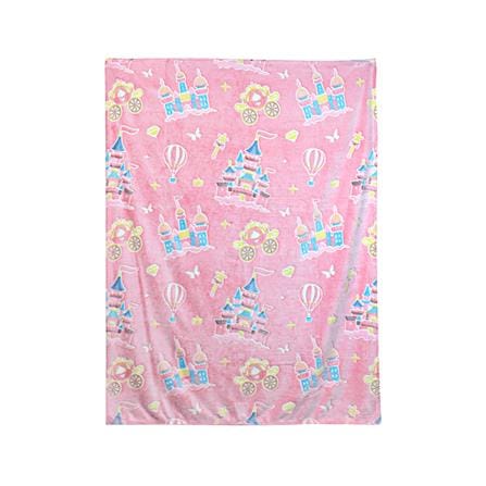 ผ้าห่มเรืองแสง SNAZZ CASTLE 50x60 นิ้ว สี PINK_2