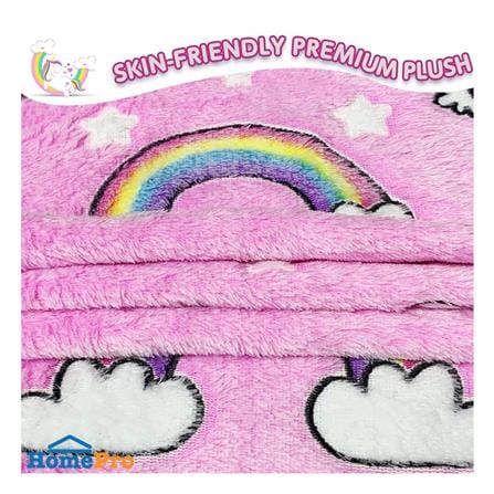 ผ้าห่มเรืองแสง SNAZZ UNICORN 50x60 นิ้ว สี PINK_9