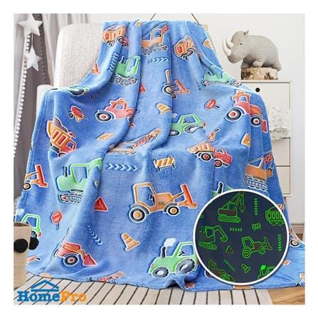 ผ้าห่มเรืองแสง SNAZZ TRUCK 50x60 นิ้ว สี BLUE_8