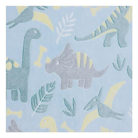 ผ้าห่มเรืองแสง SNAZZ DINO 50x60 นิ้ว สี SKY BLUE_3