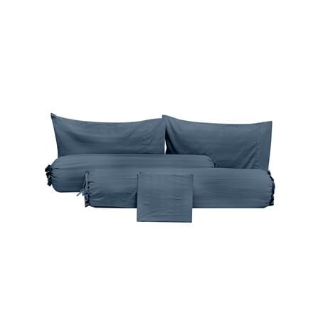 ชุดผ้าปูที่นอน 6 ฟุต (ชุด 5 ชิ้น) PICASSO CLASSIC IRIS SEA BLUE_1