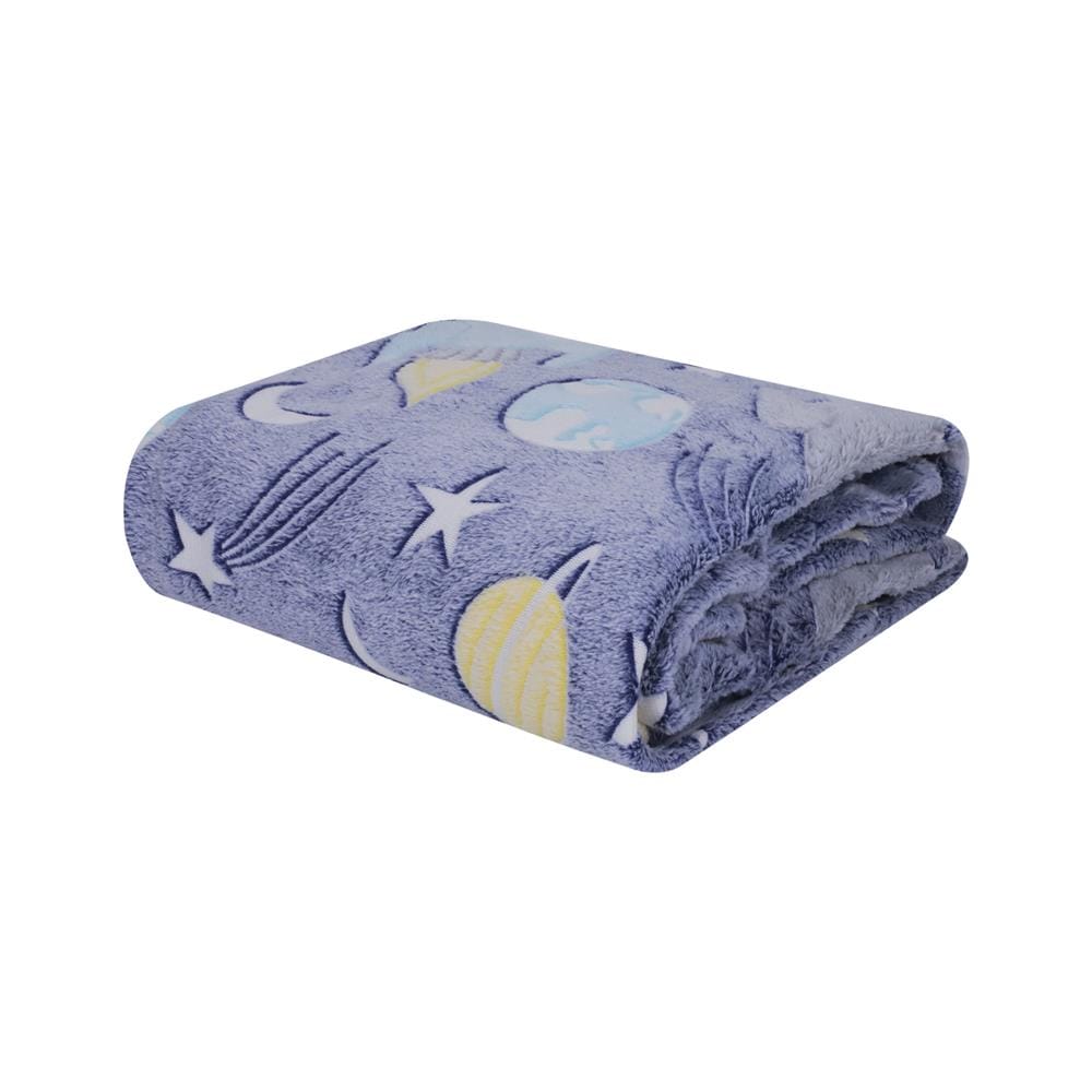 ผ้าห่มเรืองแสง SNAZZ SPACE 50x60 นิ้ว สี PURPLE_0