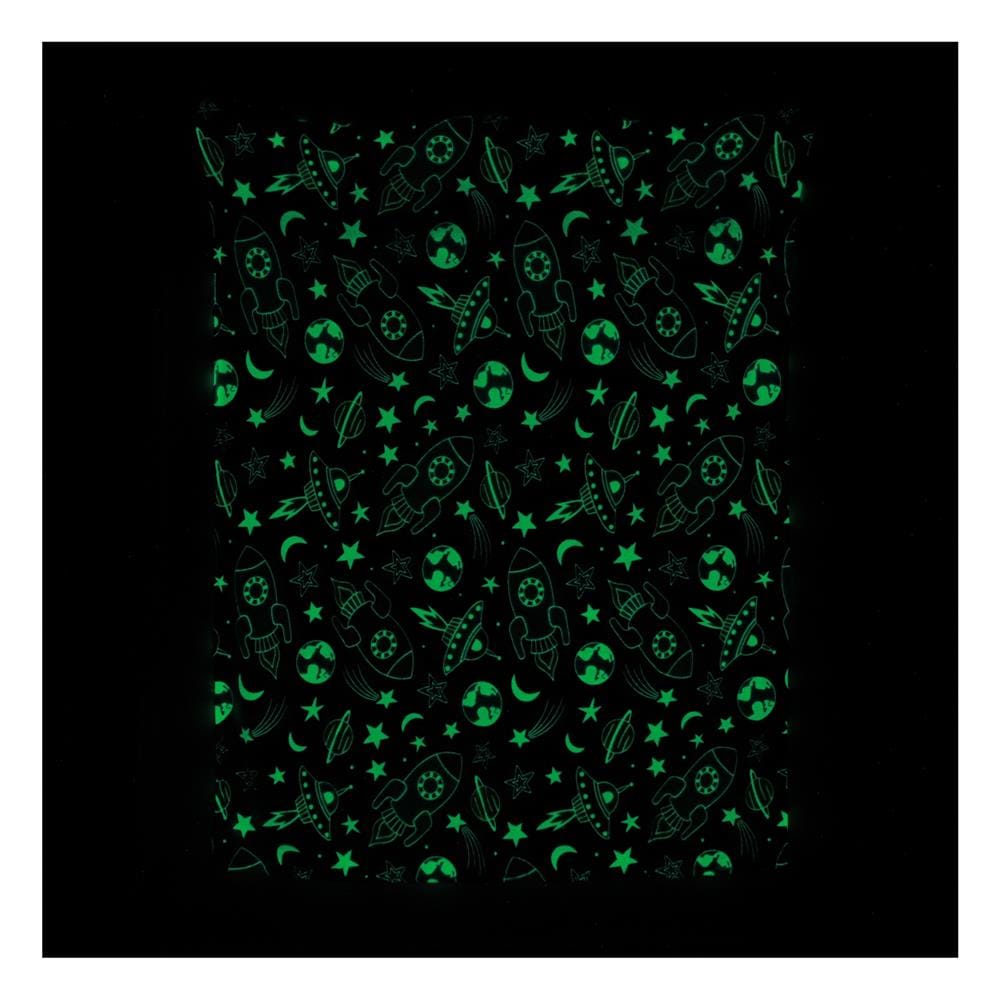ผ้าห่มเรืองแสง SNAZZ SPACE 50x60 นิ้ว สี PURPLE
