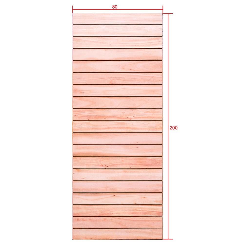 ประตูไม้เรดแกรนด์ดิส ไม่เจาะลูกบิด D2D-801 80x200 ซม. สีธรรมชาติ