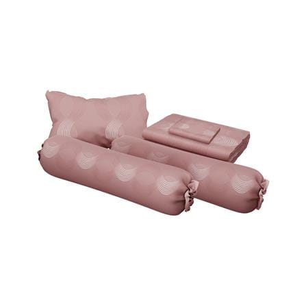 ชุดผ้าปูที่นอน 6 ฟุต (ชุด 6 ชิ้น) SATIN PLUS LUCKY ME LUCKY MORE LK072_1