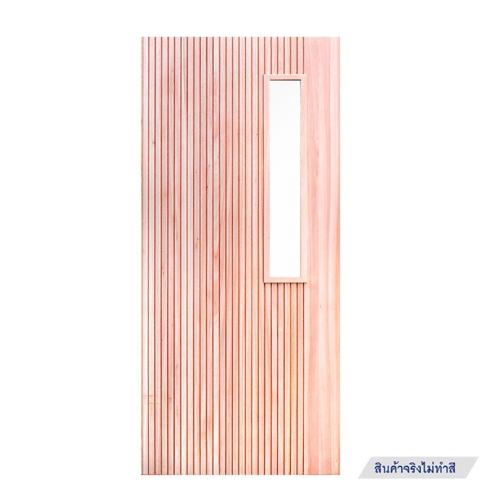 ประตูไม้เรดแกรนด์ดิส ไม่เจาะลูกบิด D2D D2D-914 90x200 ซม. สีธรรมชาติ