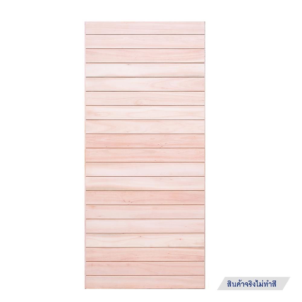 ประตูไม้เรดแกรนด์ดิส ไม่เจาะลูกบิด D2D D2D-801 90x200 ซม. สีธรรมชาติ