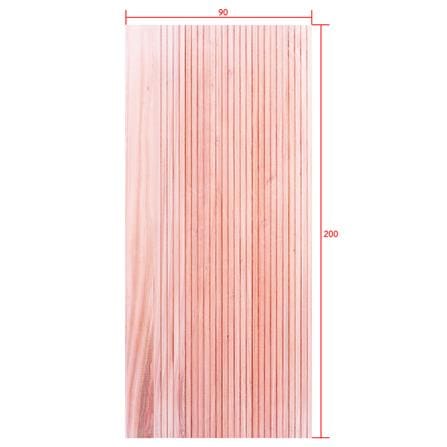 ประตูไม้เรดแกรนด์ดิส ไม่เจาะลูกบิด D2D D2D-910 90x200 ซม. สีธรรมชาติ_4