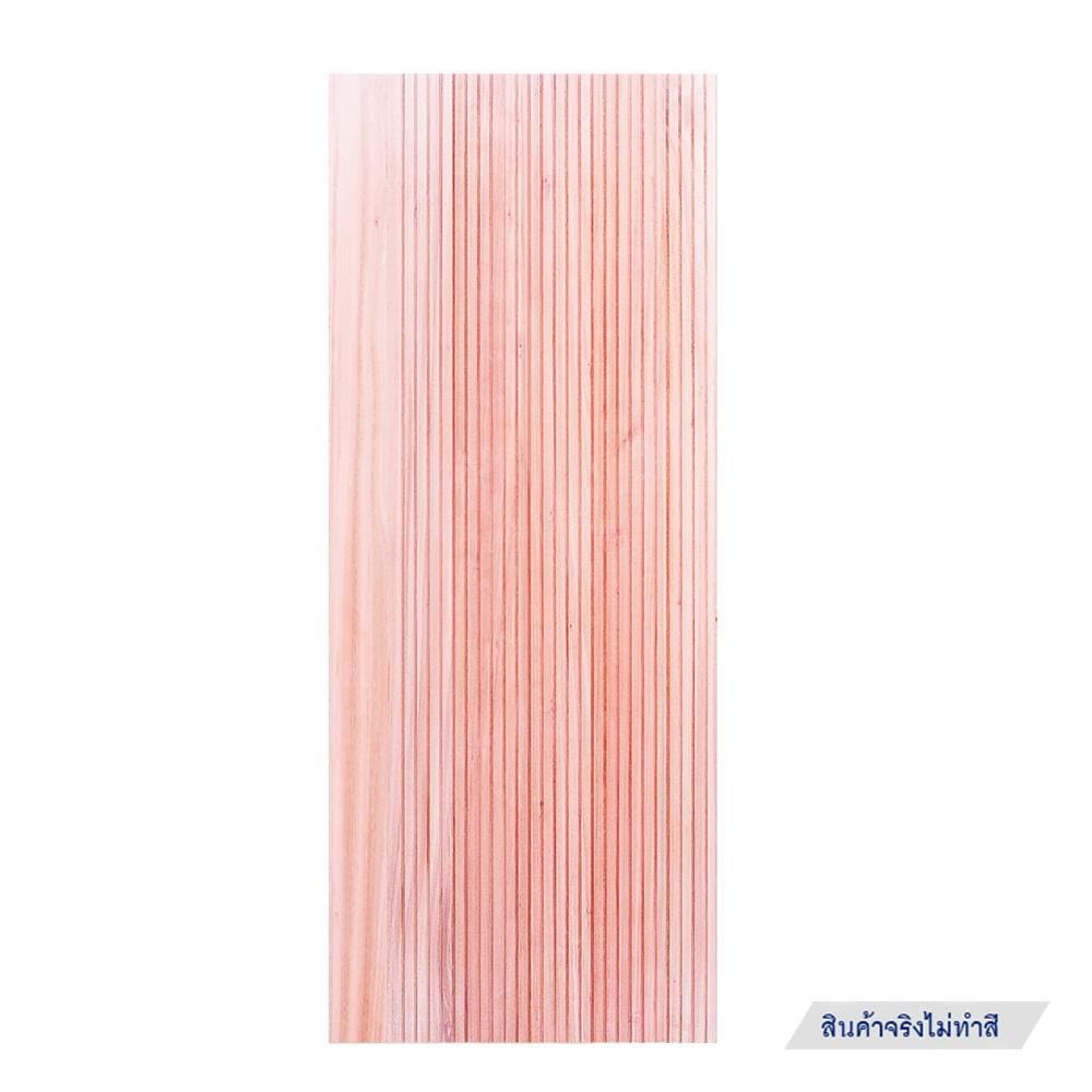ประตูไม้เรดแกรนด์ดิส ไม่เจาะลูกบิด D2D-910 80x200 ซม. สีธรรมชาติ