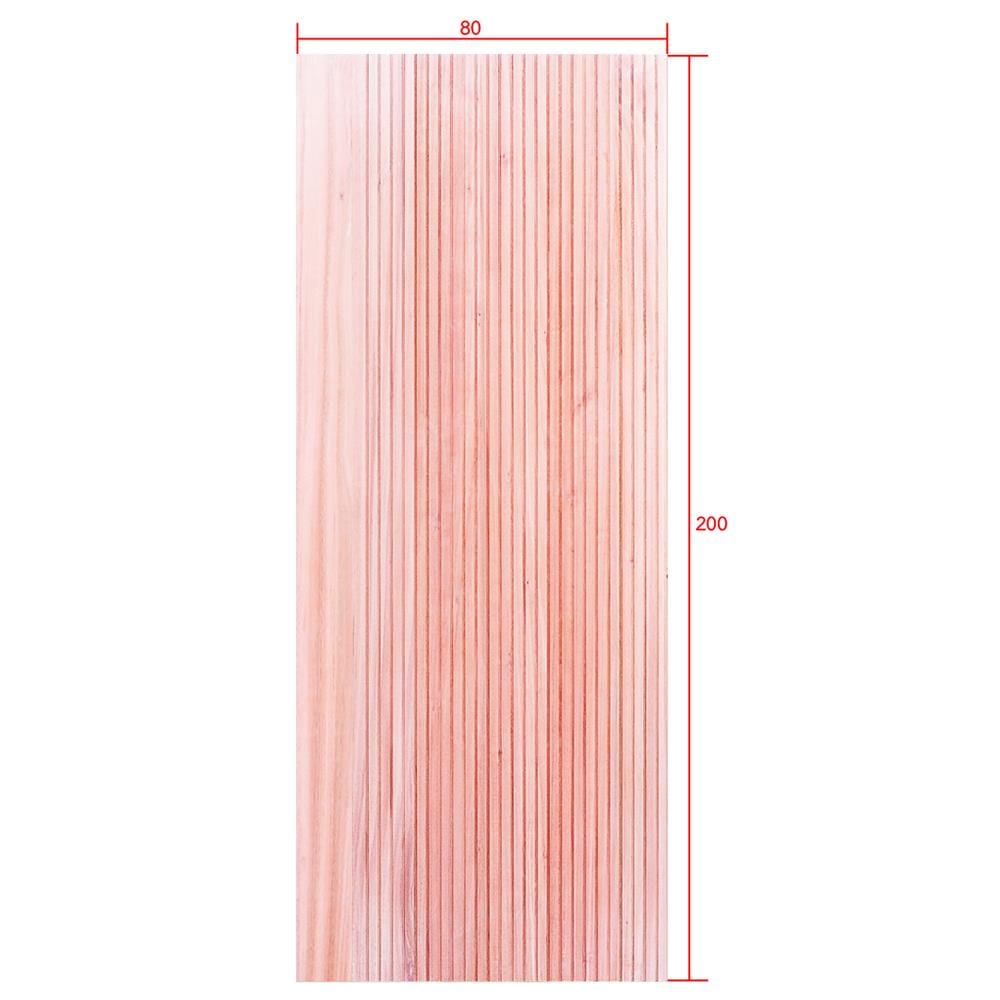 ประตูไม้เรดแกรนด์ดิส ไม่เจาะลูกบิด D2D-910 80x200 ซม. สีธรรมชาติ