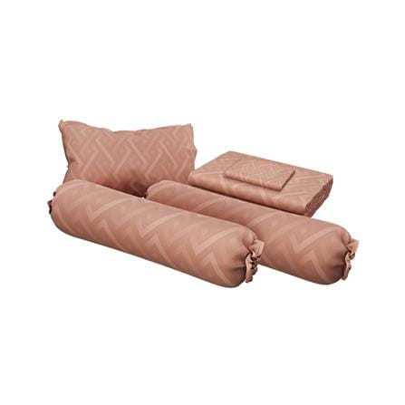 ชุดผ้าปูที่นอน 6 ฟุต (ชุด 6 ชิ้น) SATIN PLUS LUCKY ME LUCKY MORE LK069_1