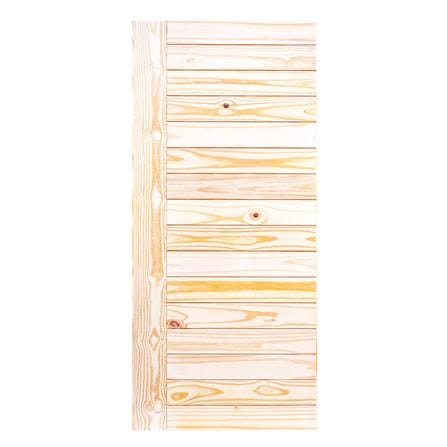 ประตูไม้สนนิวซีแลนด์ D2D ECO PINE-814 90x200 ซม. สีธรรมชาติ ไม่เจาะลูกบิด_0