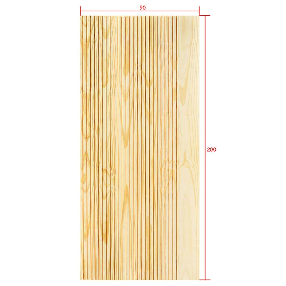 ประตูไม้สนนิวซีแลนด์ ไม่เจาะลูกบิด D2D D2D-910 90x200 ซม. สีธรรมชาติ