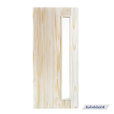 ประตูไม้สนนิวซีแลนด์ ไม่เจาะลูกบิด D2D D2D-912 90x200 ซม. สีธรรมชาติ_0
