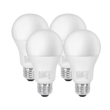 หลอด LED CARINI A60 ECOLIFE2 9 วัตต์ COOL WHITE E2...