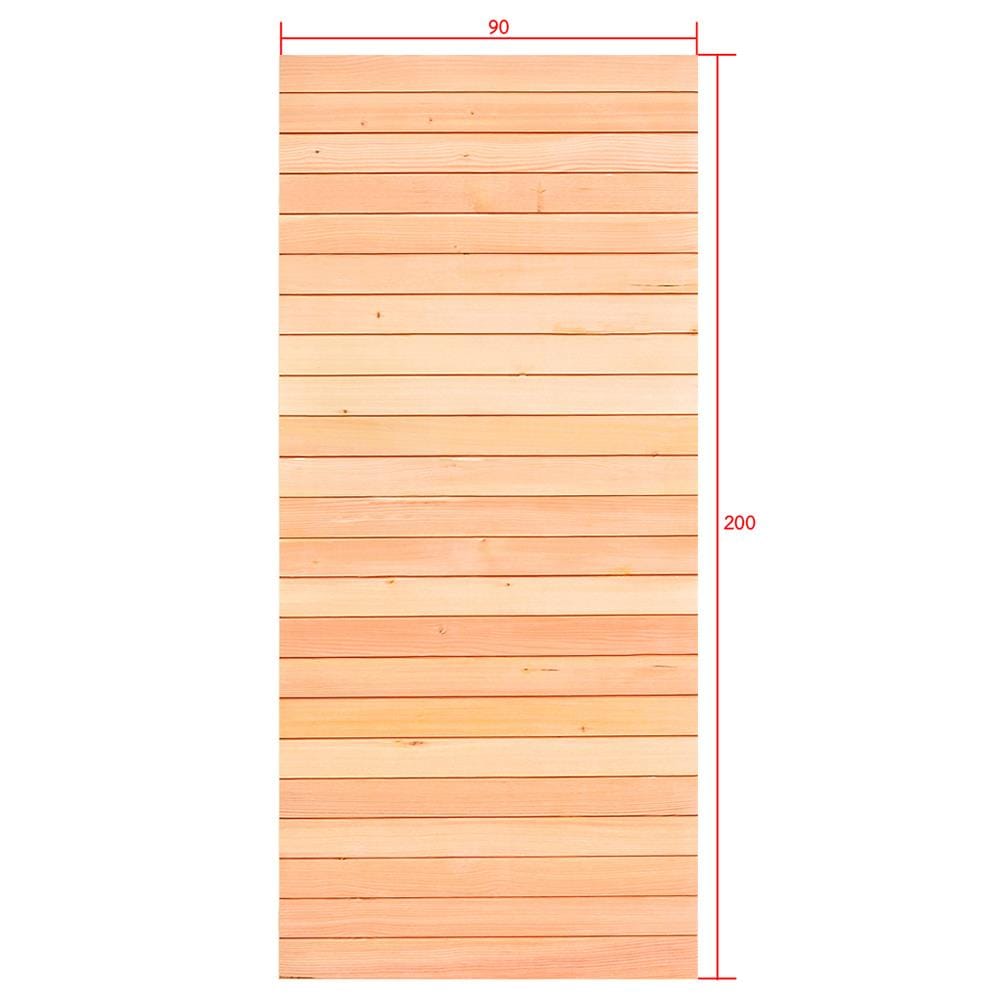 ประตูไม้ดักลาสเฟอร์ ไม่เจาะลูกบิด D2D ECOP PINE-801 90x200 ซม. สีธรรมชาติ
