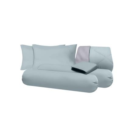 ชุดผ้าปูที่นอน 5 ฟุต (ชุด 6 ชิ้น) SANTA BEDDING สี GREEN/GREY_5