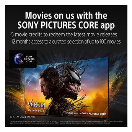 ทีวีมินิแอลอีดี 98 นิ้ว SONY (4K, MINI LED (QLED), GOOGLE TV) BRAVIA 5 K-98XR50_9