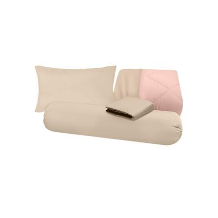 ชุดผ้าปูที่นอน 3.5 ฟุต (ชุด 4 ชิ้น) SANTA BEDDING สี BROWN/PINK_5