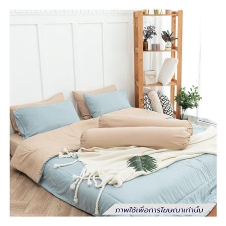 ชุดผ้าปูที่นอน 3.5 ฟุต (ชุด 4 ชิ้น) SANTA BEDDING สี BROWN/GREEN_0