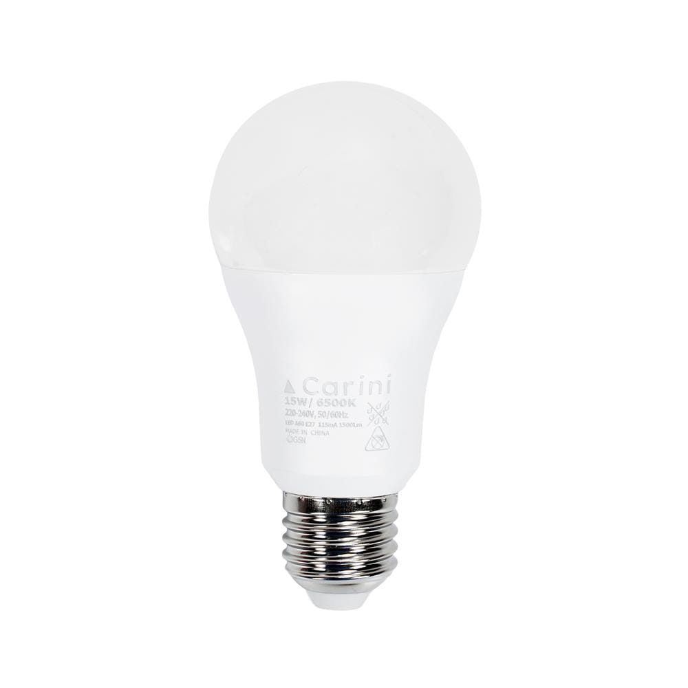 หลอด LED CARINI A60 ECOLIFE2 15 วัตต์ DAYLIGHT E27 (แพ็ก 4 ชิ้น)