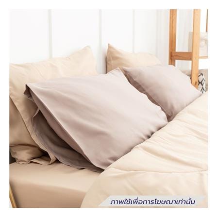 ชุดผ้าปูที่นอน 3.5 ฟุต (ชุด 4 ชิ้น) SANTA BEDDING สี BROWN/CREAM_4