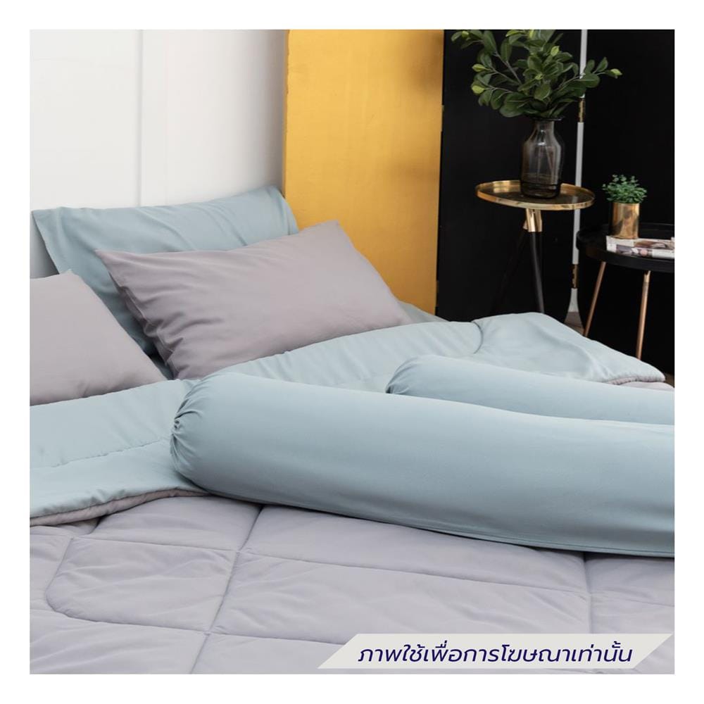 ชุดผ้าปูที่นอน 3.5 ฟุต (ชุด 4 ชิ้น) SANTA BEDDING สี GREEN/GREY