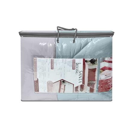 ชุดผ้าปูที่นอน 3.5 ฟุต (ชุด 4 ชิ้น) SANTA BEDDING สี GREEN/GREY_7
