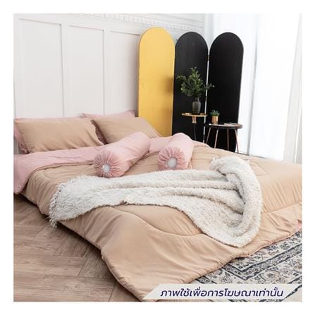 ชุดผ้าปูที่นอน 6 ฟุต (ชุด 6 ชิ้น) SANTA BEDDING สี PINK/BROWN_0