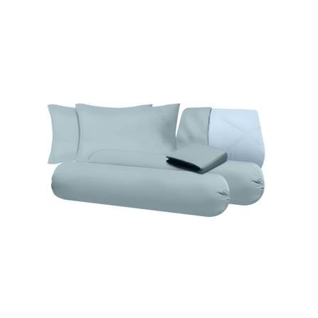 ชุดผ้าปูที่นอน 5 ฟุต (ชุด 6 ชิ้น) SANTA BEDDING สี GREEN /LIGHT BLUE_7