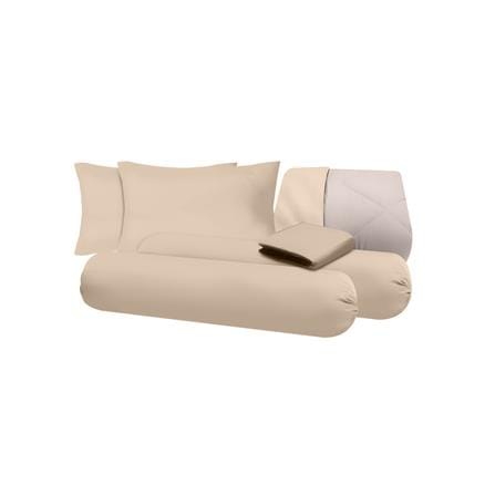 ชุดผ้าปูที่นอน 5 ฟุต (ชุด 6 ชิ้น) SANTA BEDDING สี BROWN/CREAM_7