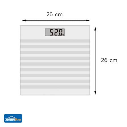 เครื่องชั่งน้ำหนัก NIKITO BG263 สีขาว_3
