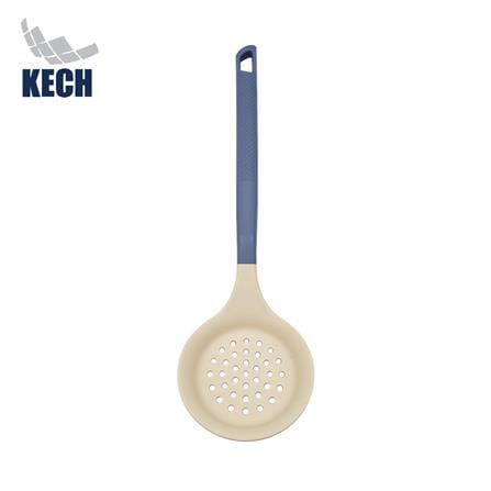 กระบวยมีรูซิลิโคน KECH HZX-GN004 สีคราม/ครีม_0