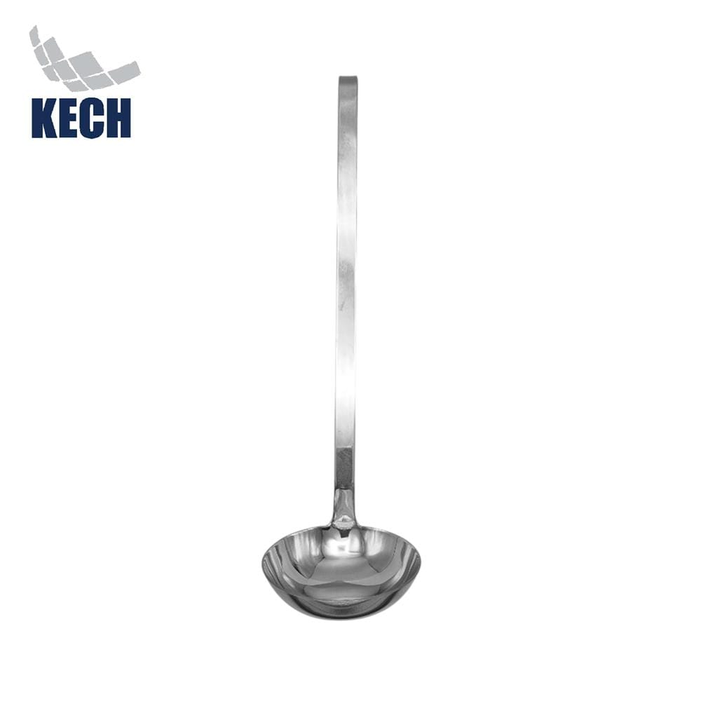 กระบวยสเตนเลส 8 ซม. x 2.7 มม. KECH M002 สีเงิน