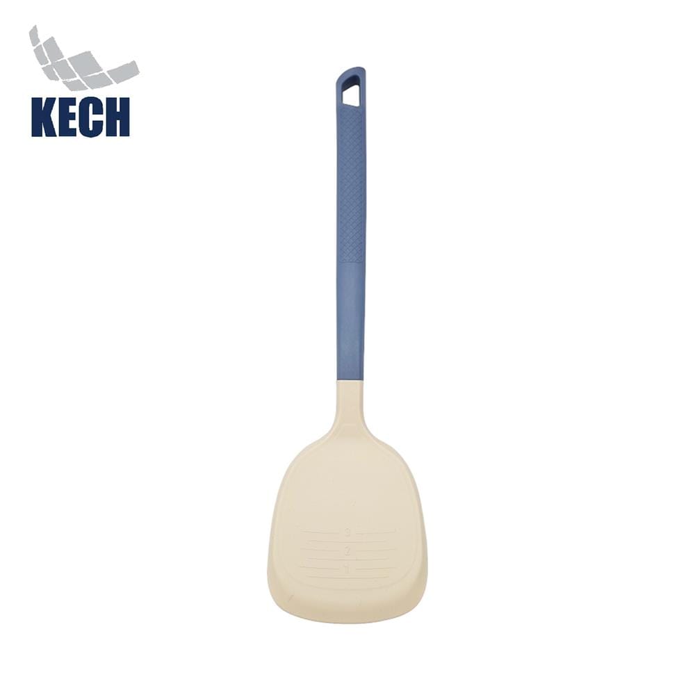 ตะหลิวซิลิโคน KECH HZX-GN004 สีคราม/ครีม