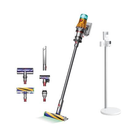เครื่องดูดฝุ่นแบบด้าม DYSON SET SV46 V12 DETECT SLIM ABSOLUTE + FLOOR DOK สี YELLOW/IRON/NICKEL_0