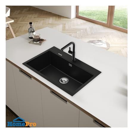 ซิงค์ฝัง 1 หลุม TEKA LOTUS 80 L-TG 1B สีดำ_3